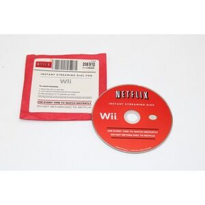 Netflix Instant Streaming Disc For Nintendo Wii Disc in Sleeve
